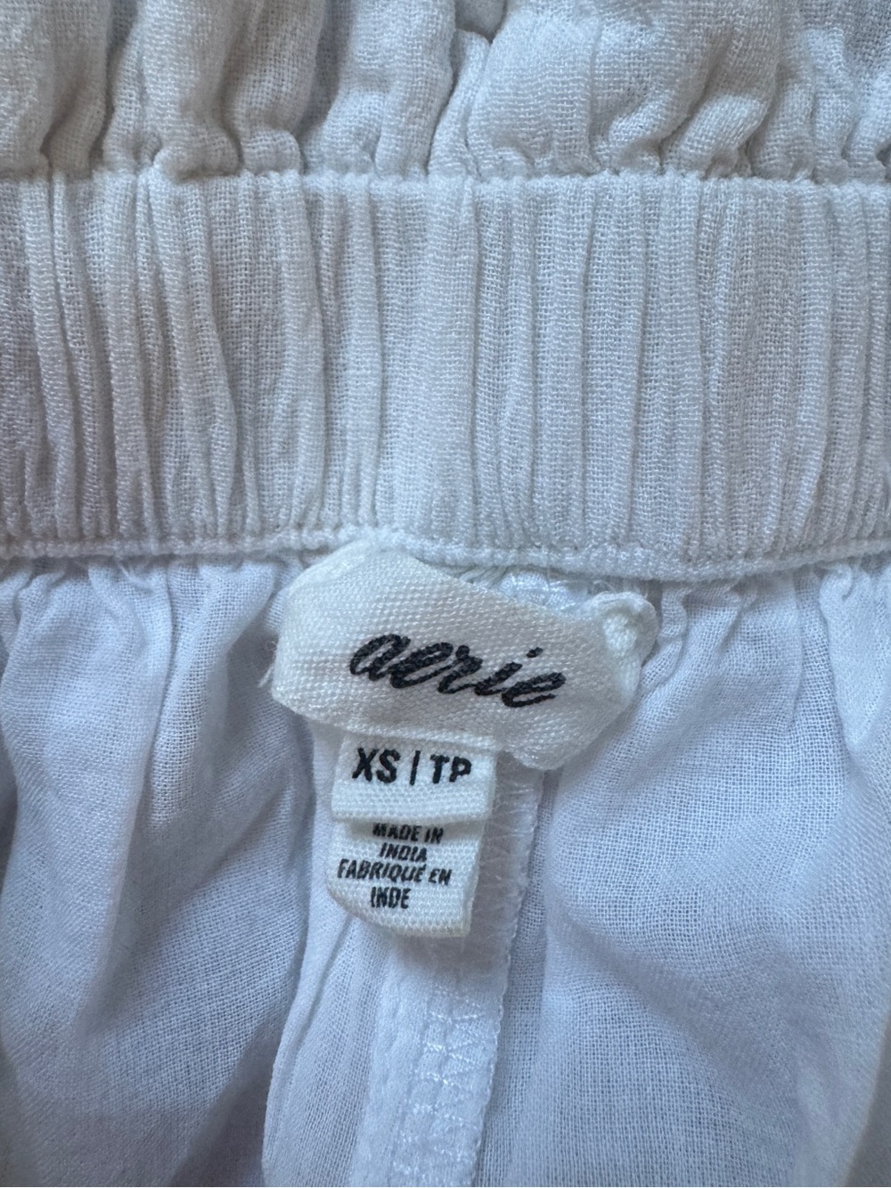 White Ruffled Mini Skort - Picture 5 of 5